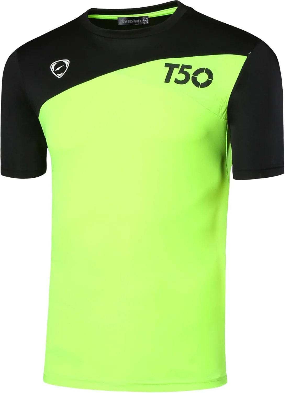jeansian Men's Sport Quick Dry Fit Short Sleeve T-Shirt Tee Shirt Tshirt Tops Golf Tennis Bowling LSL1052