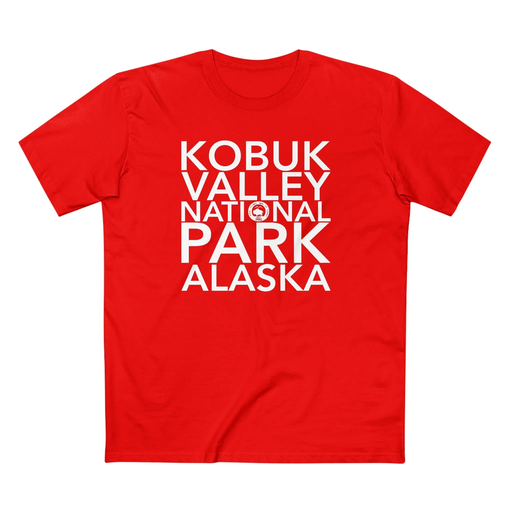 Kobuk Valley National Park T-Shirt Block Text