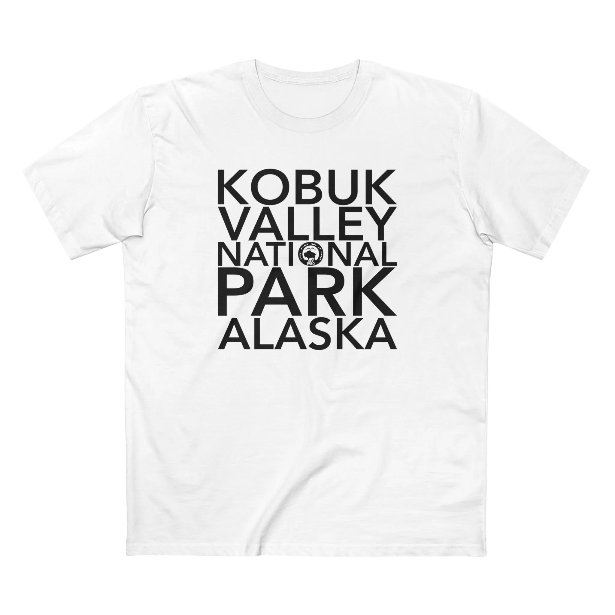 Kobuk Valley National Park T-Shirt Block Text