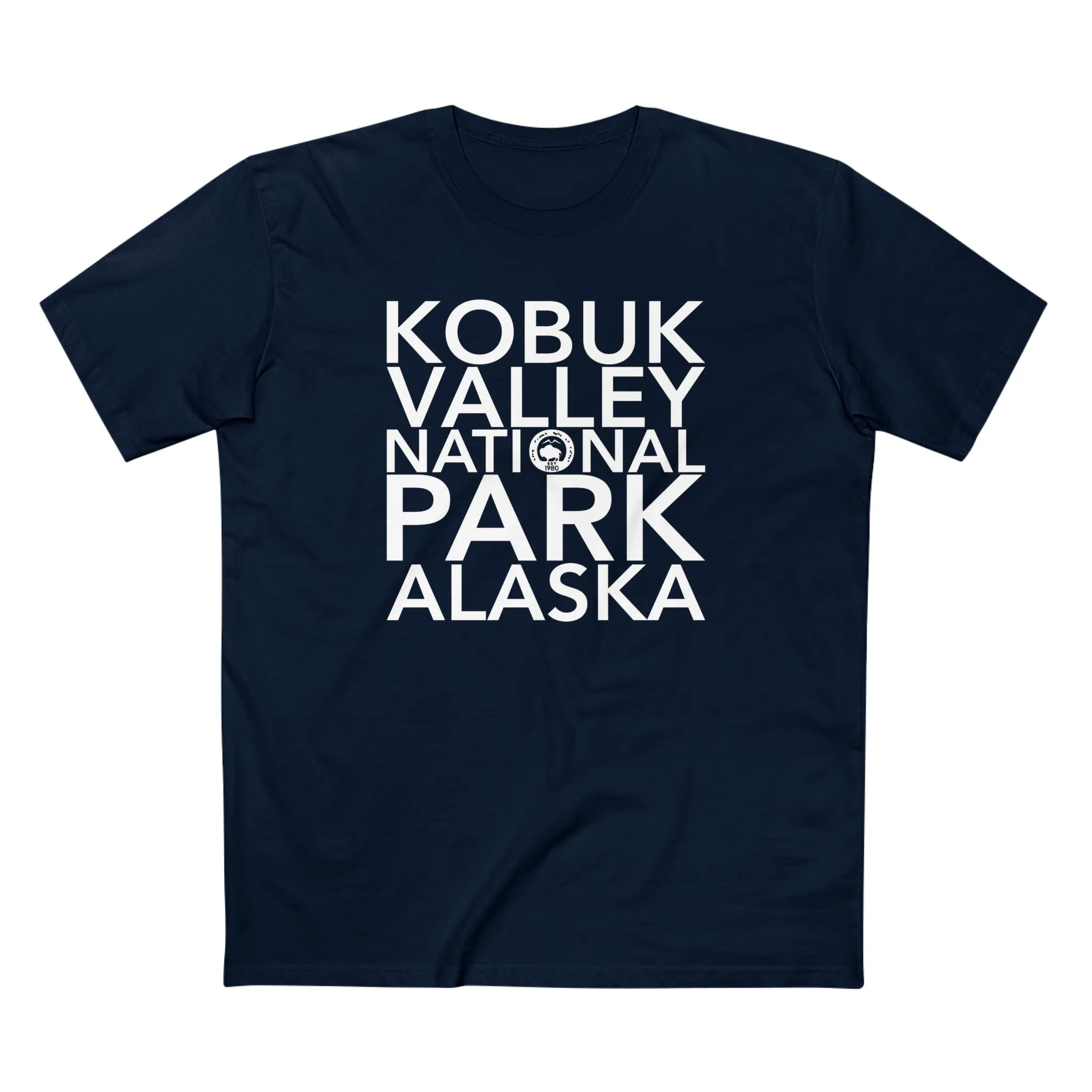 Kobuk Valley National Park T-Shirt Block Text