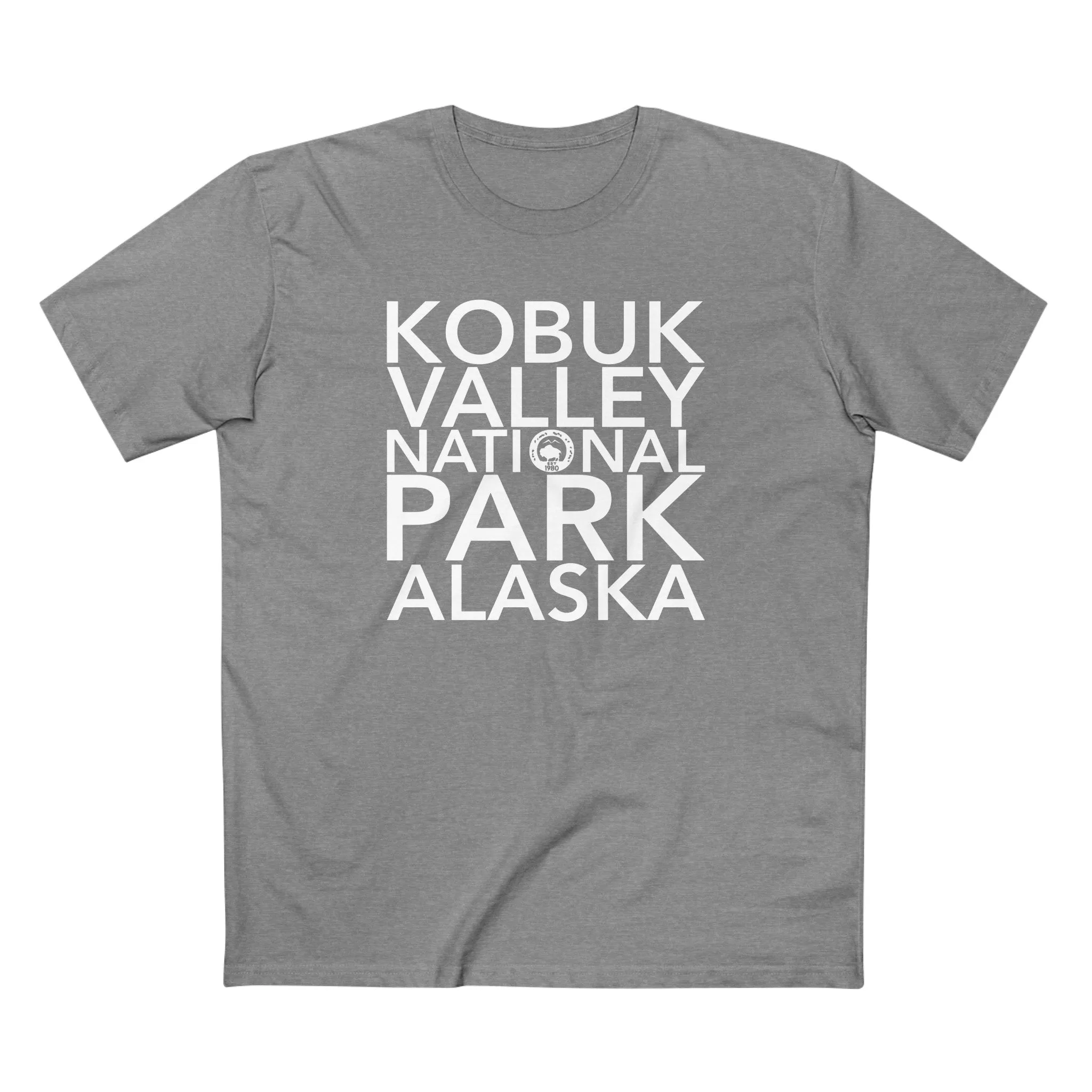 Kobuk Valley National Park T-Shirt Block Text