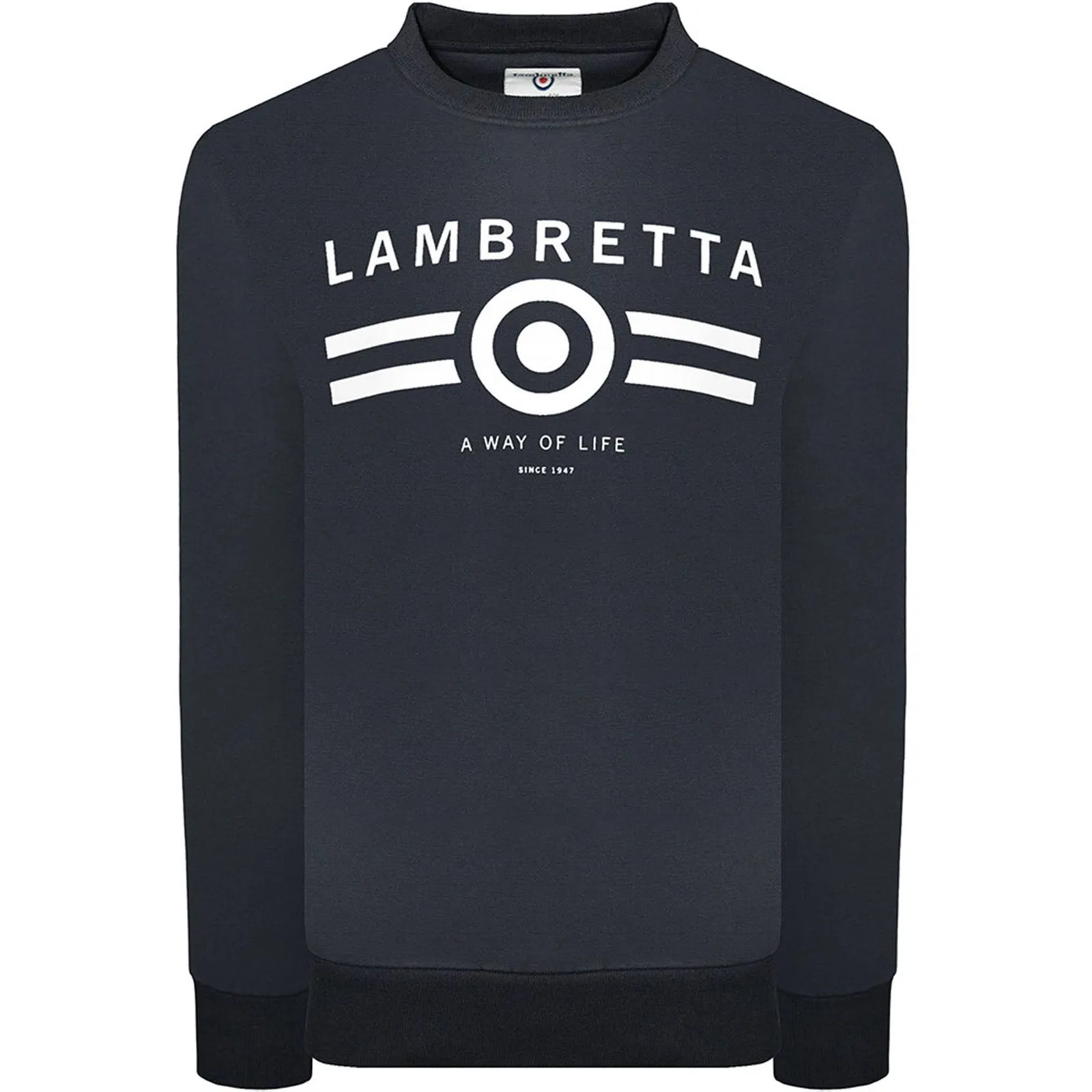 Lambretta Mens Logo Sweatshirt Jumper Top