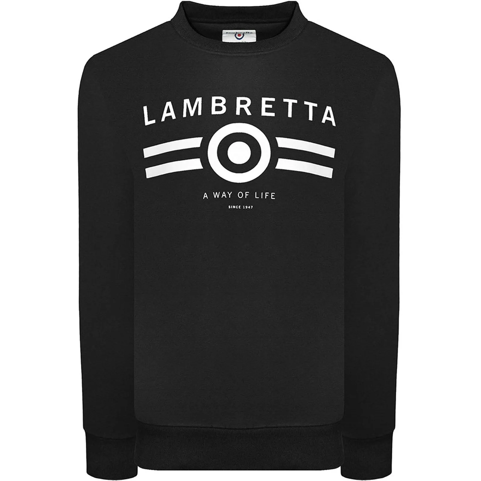 Lambretta Mens Logo Sweatshirt Jumper Top