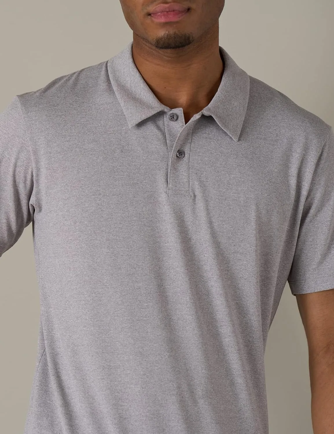 LAPASA Men's Polo Shirt Cotton Pique Classic & Active T-Shirt Short Sleeve Moisture Wicking Golf Tennis Lightweight M19/M131