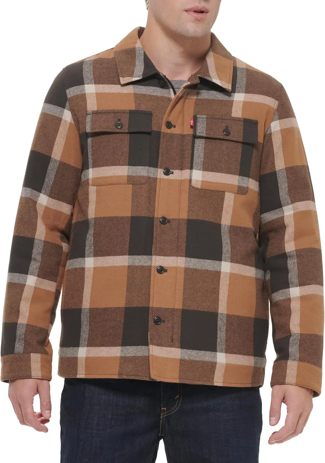 Levi's Men's Classic Plaid Shirt Jacket