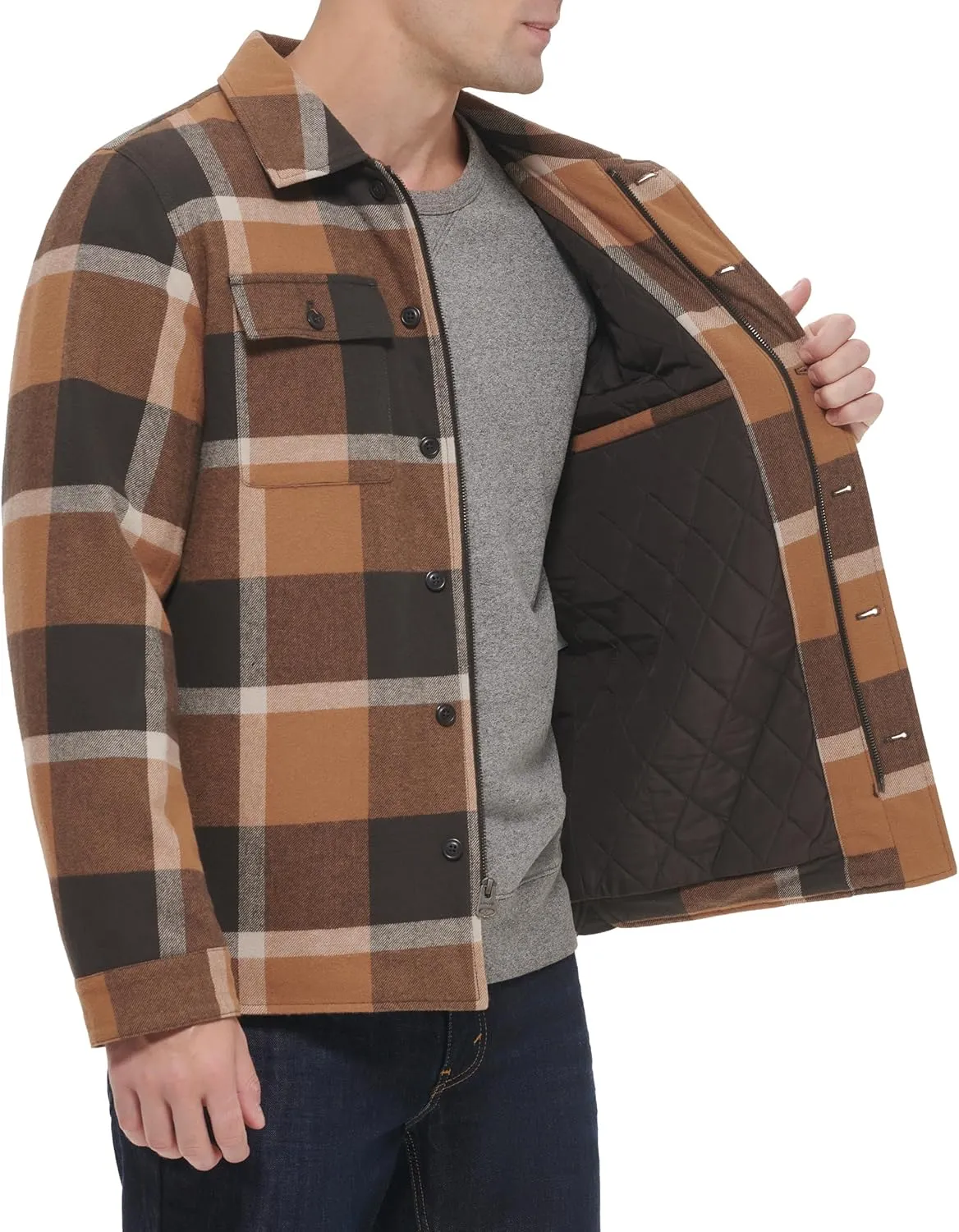 Levi's Men's Classic Plaid Shirt Jacket