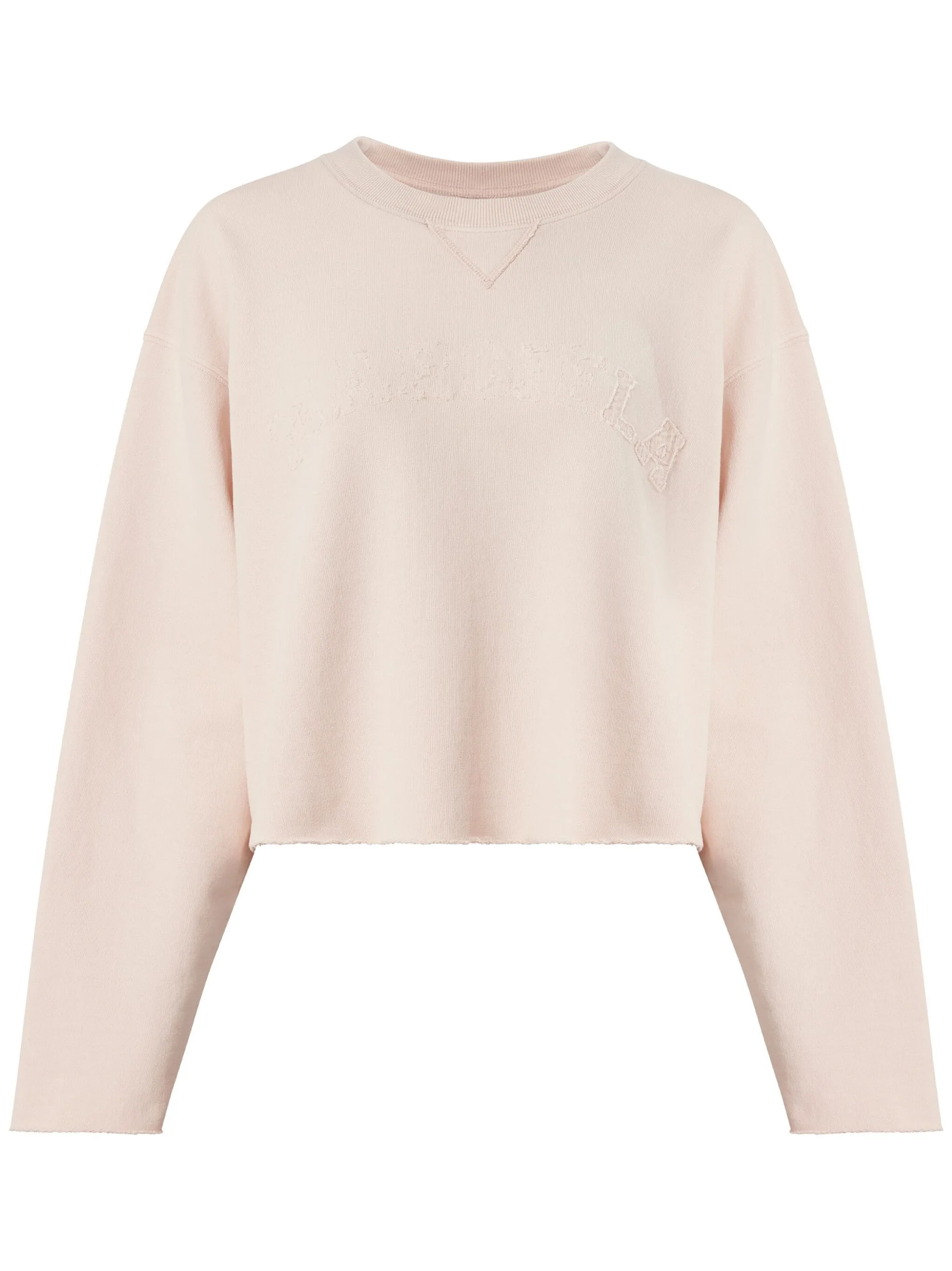Light Pink Logo Appliqué Sweatshirt