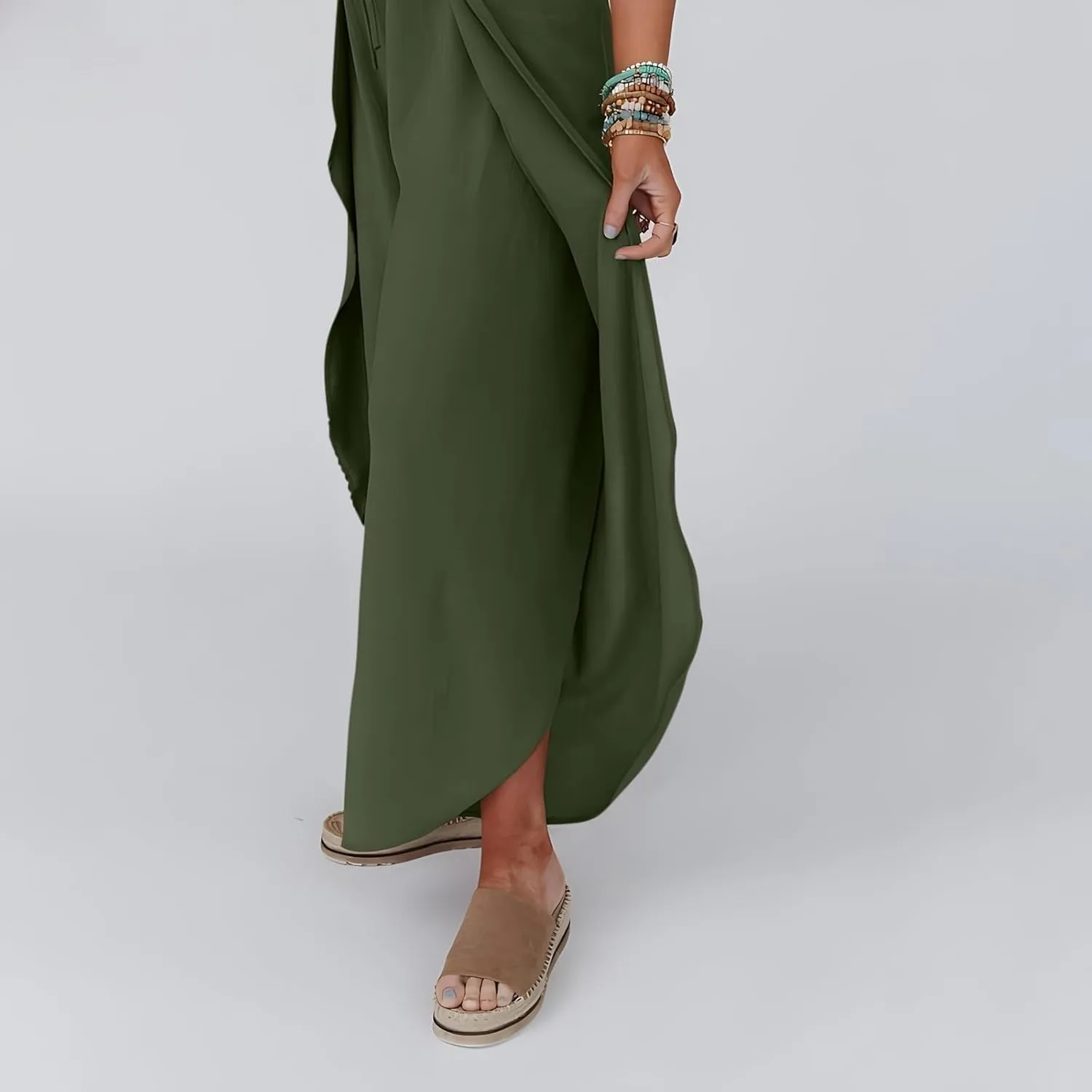 Linen Pants Women Wide Leg Summer Linen Pants Leg Drawstring Elastic High Waist Pant Linen Blend Pants Linen Outfit