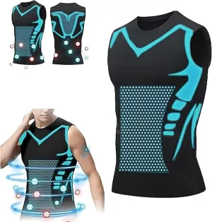 liyun Men's Sleeveless Compression Shirt Vest for Men Shirt Sleeveless Running Quick Dry for Body Building, S-5XL