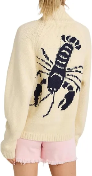 Lobster Sweater Cardigan Y2k Button Down Cardigan Chunky Cute Sweater Cardigans Fall Vintage Oversized Graphic Sweaters