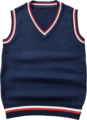 Locachy Women's Slim V Neck Sleeveless Sweater Vest Cable Knit Pullover Sweater