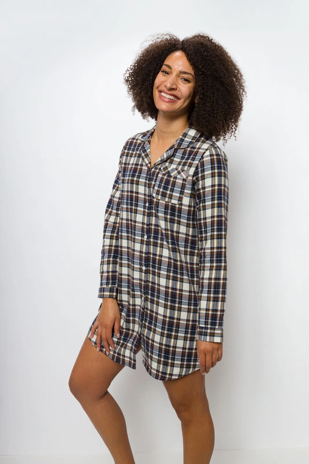 Lucy | Women's Flannel Sleep Shirt