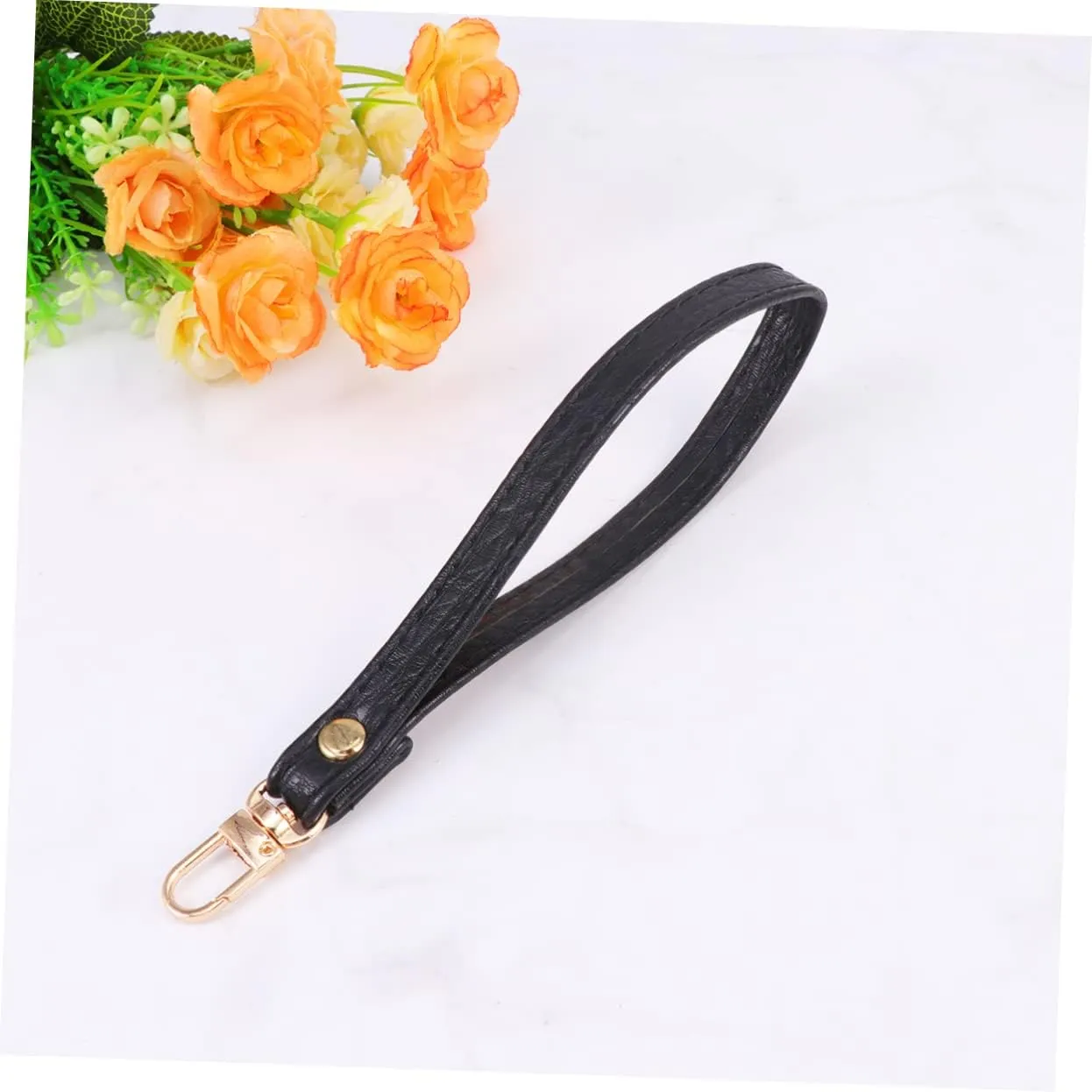 Lurrose 20 PCS Leather Wrist Strap wristlet strap for wallet wrist lanyard for keys key lanyard wrist straps key