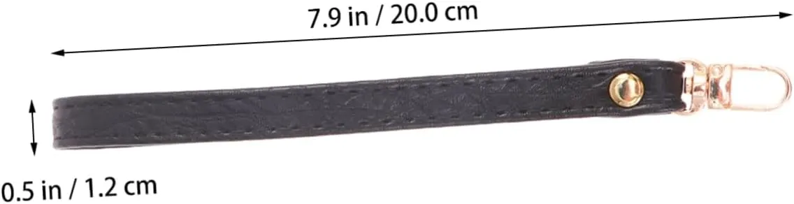 Lurrose 20 PCS Leather Wrist Strap wristlet strap for wallet wrist lanyard for keys key lanyard wrist straps key