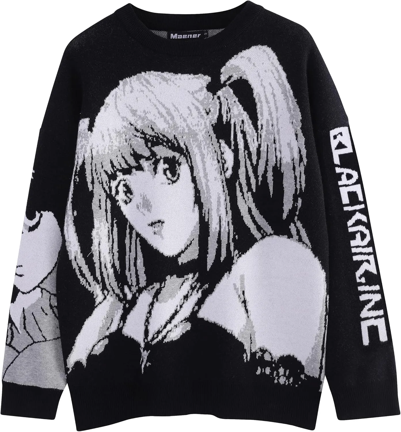 Maener Men's Death Note Sweater Misa Amane Knit Pullover Top for Women Unisex