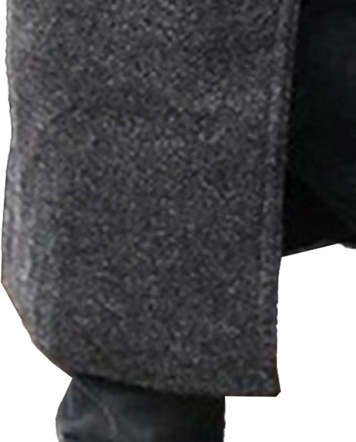 Maiyifu-GJ Long Wool Blend Overcoat for Men Notched Collar Double Breasted Coat Classic Warm Winter Slim Fit Trench Coats