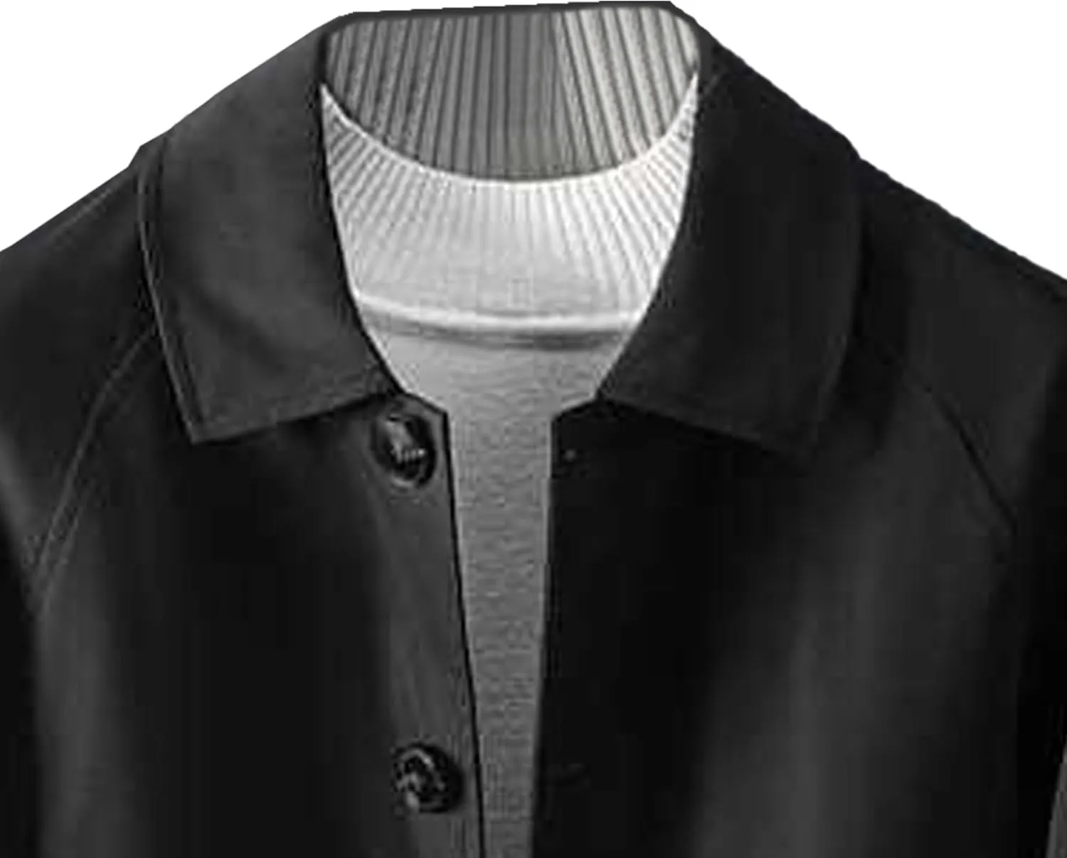 Maiyifu-GJ Mens Windbreaker Lapel Trench Coat Spring Fall Windproof Overcoat Casual Slim fit Single Breasted Long Jacket