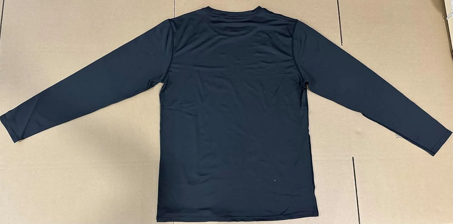Men's 1, 3 or 5 Pack Performance Long Sleeve T-Shirts, UPF 50  Sun Protection Shirts, Athletic Gym Workout Shirts for Running