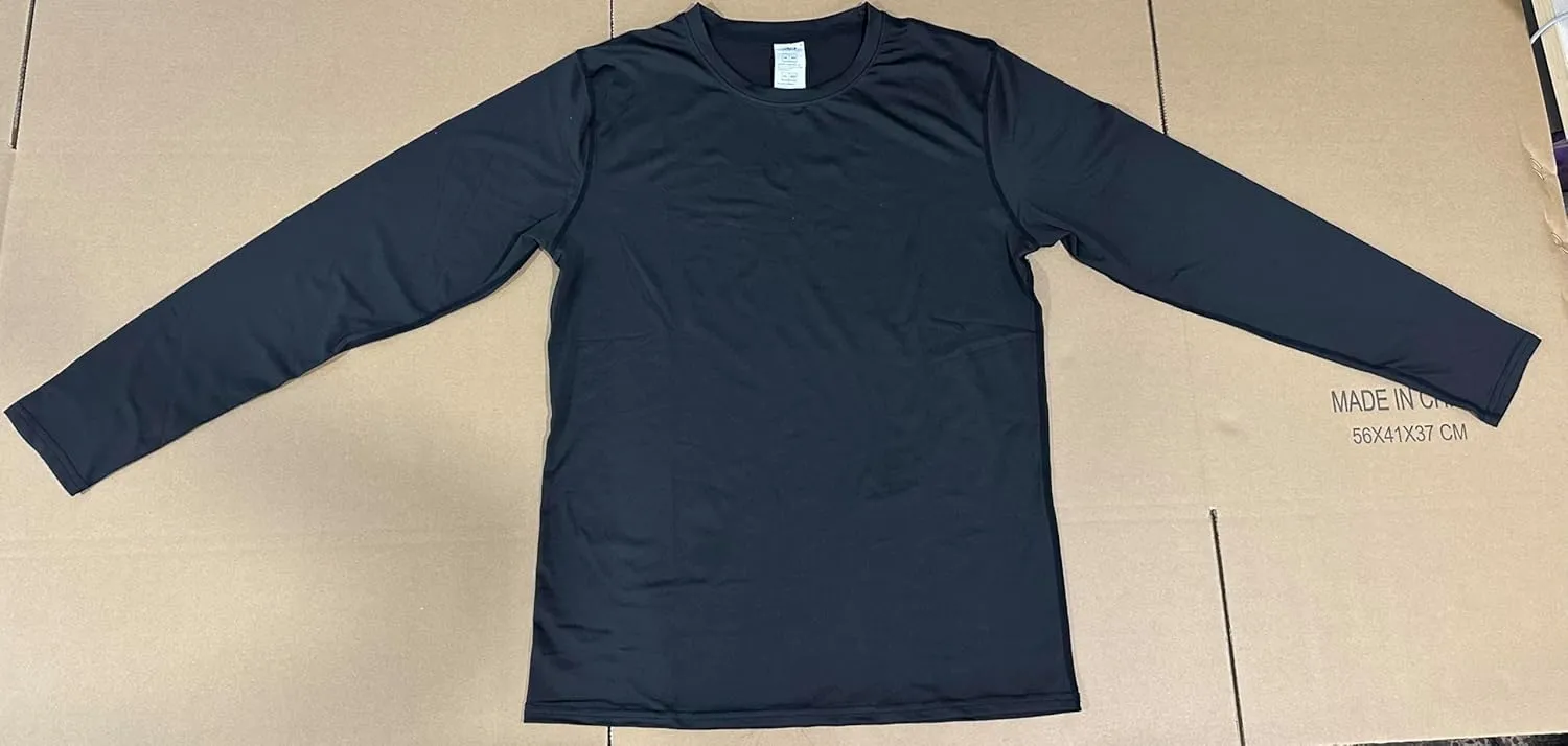 Men's 1, 3 or 5 Pack Performance Long Sleeve T-Shirts, UPF 50  Sun Protection Shirts, Athletic Gym Workout Shirts for Running