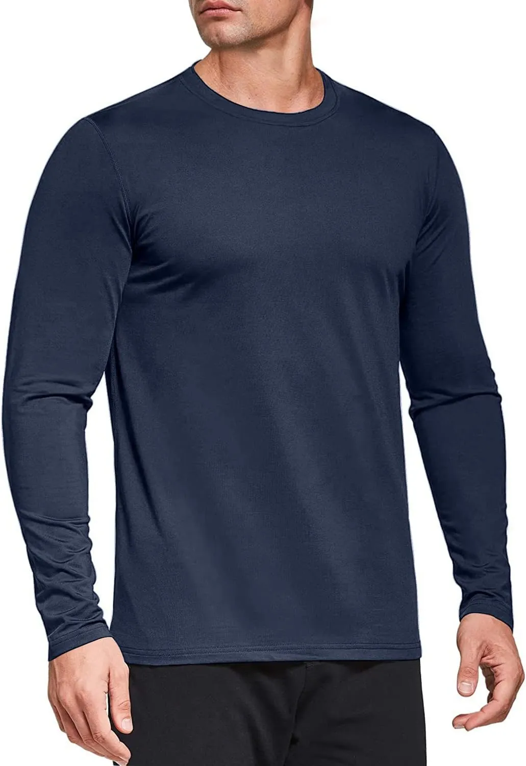 Men's 1, 3 or 5 Pack Performance Long Sleeve T-Shirts, UPF 50  Sun Protection Shirts, Athletic Gym Workout Shirts for Running