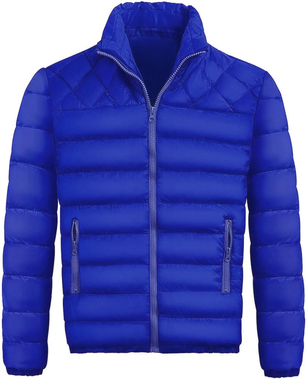 Men'S Down Jackets & Coats Zip Up Puffer Jacket Winter Lightweight Heated Sports Oversized Coats
