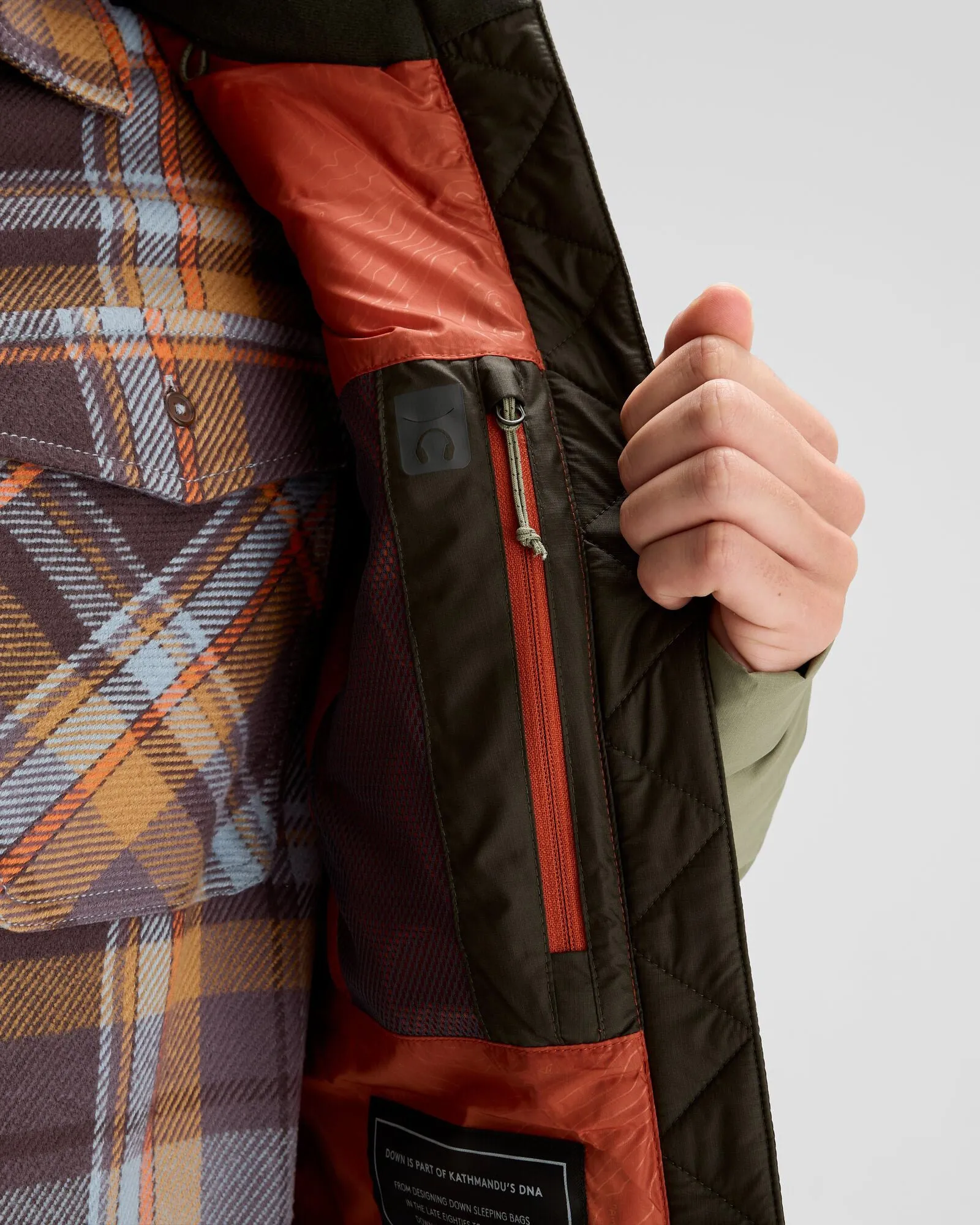 Men's Epiq Down Jacket - Beech/Dark Moss