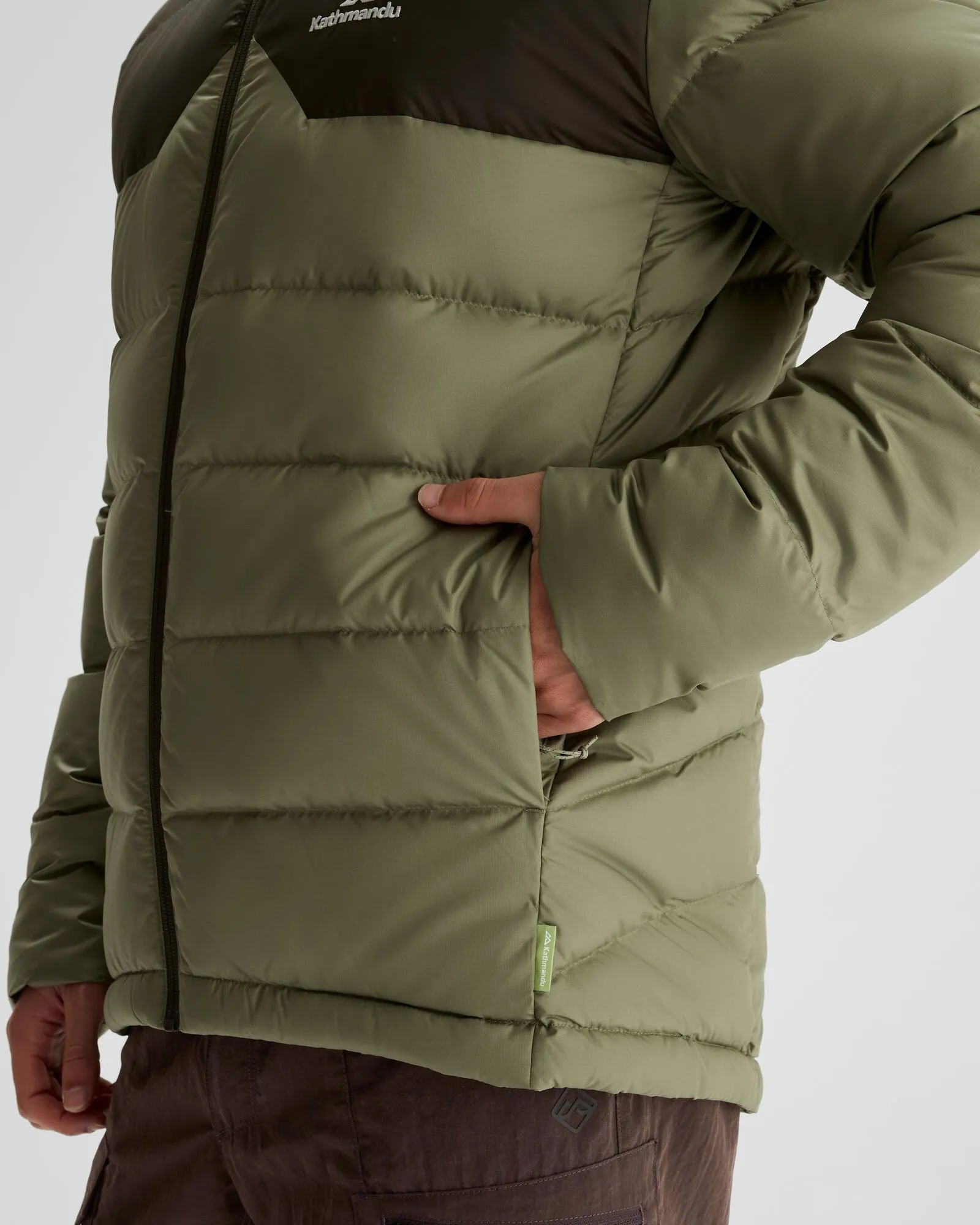 Men's Epiq Down Jacket - Beech/Dark Moss