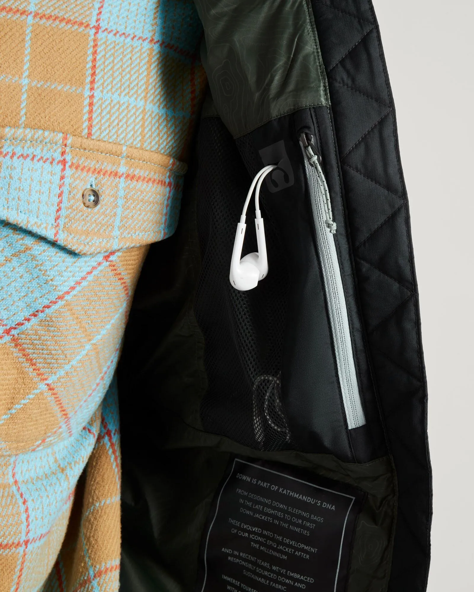 Men's Epiq Down Jacket - Gum Tree/Black
