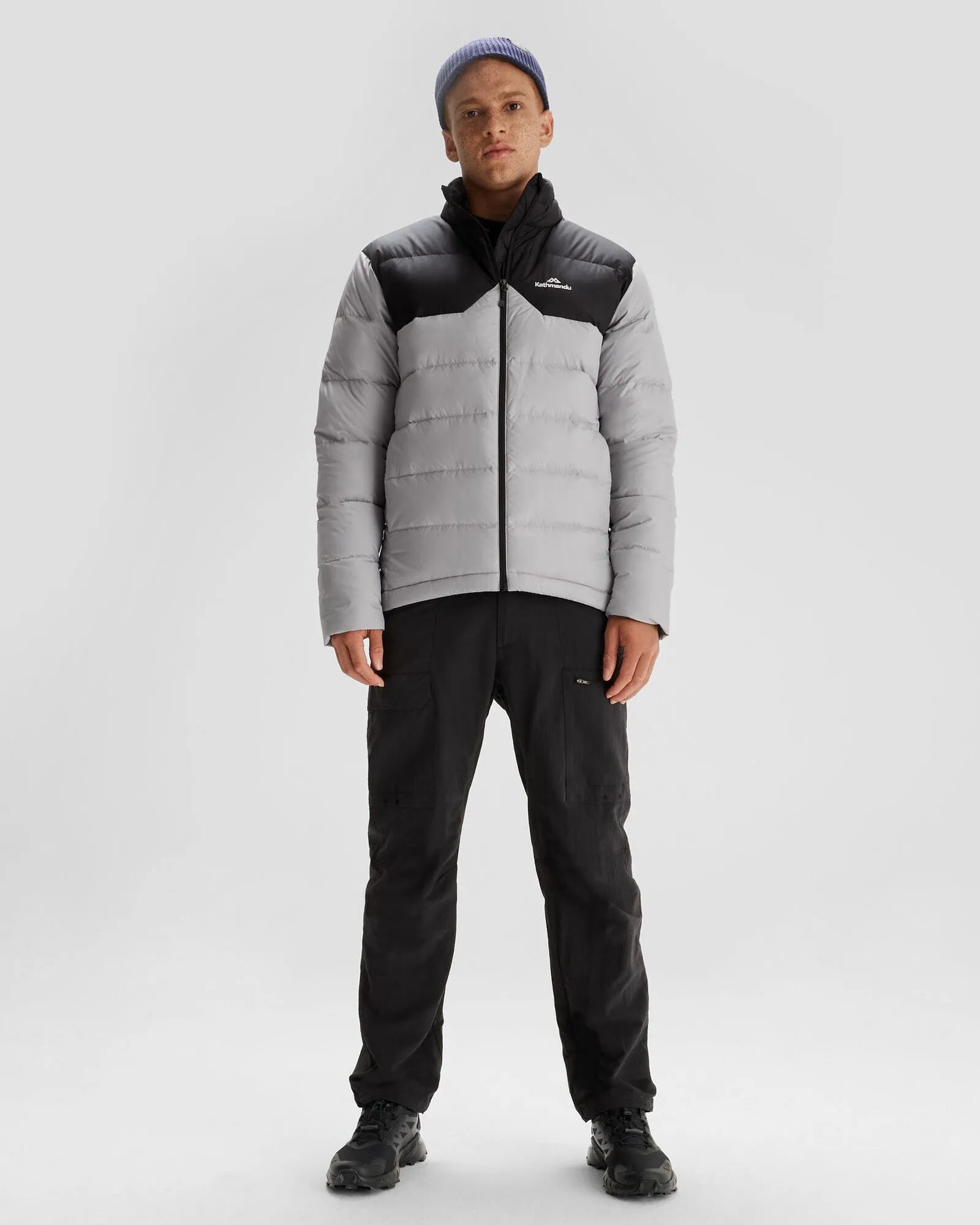 Men's Epiq Down Jacket - Steel Grey/Black