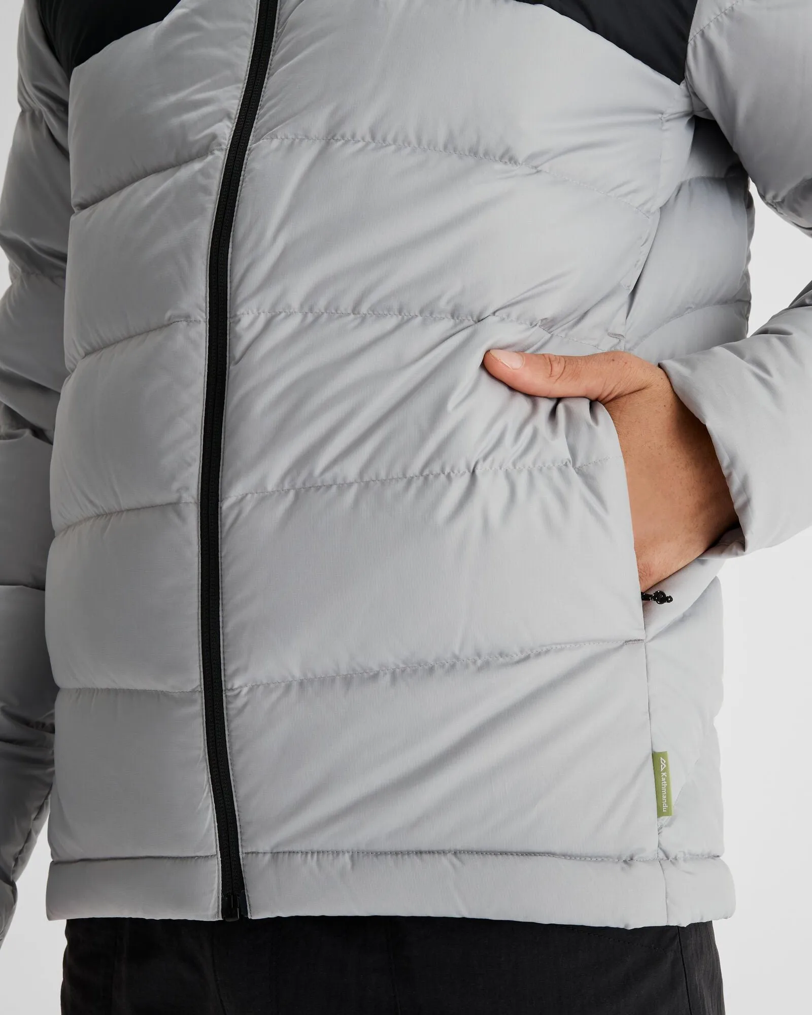 Men's Epiq Down Jacket - Steel Grey/Black