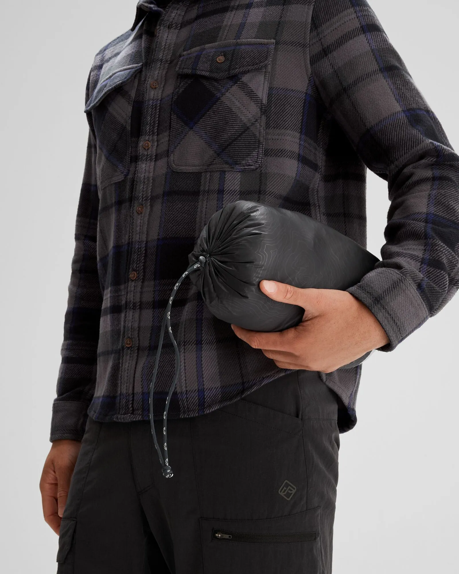 Men's Epiq Down Jacket - Steel Grey/Black