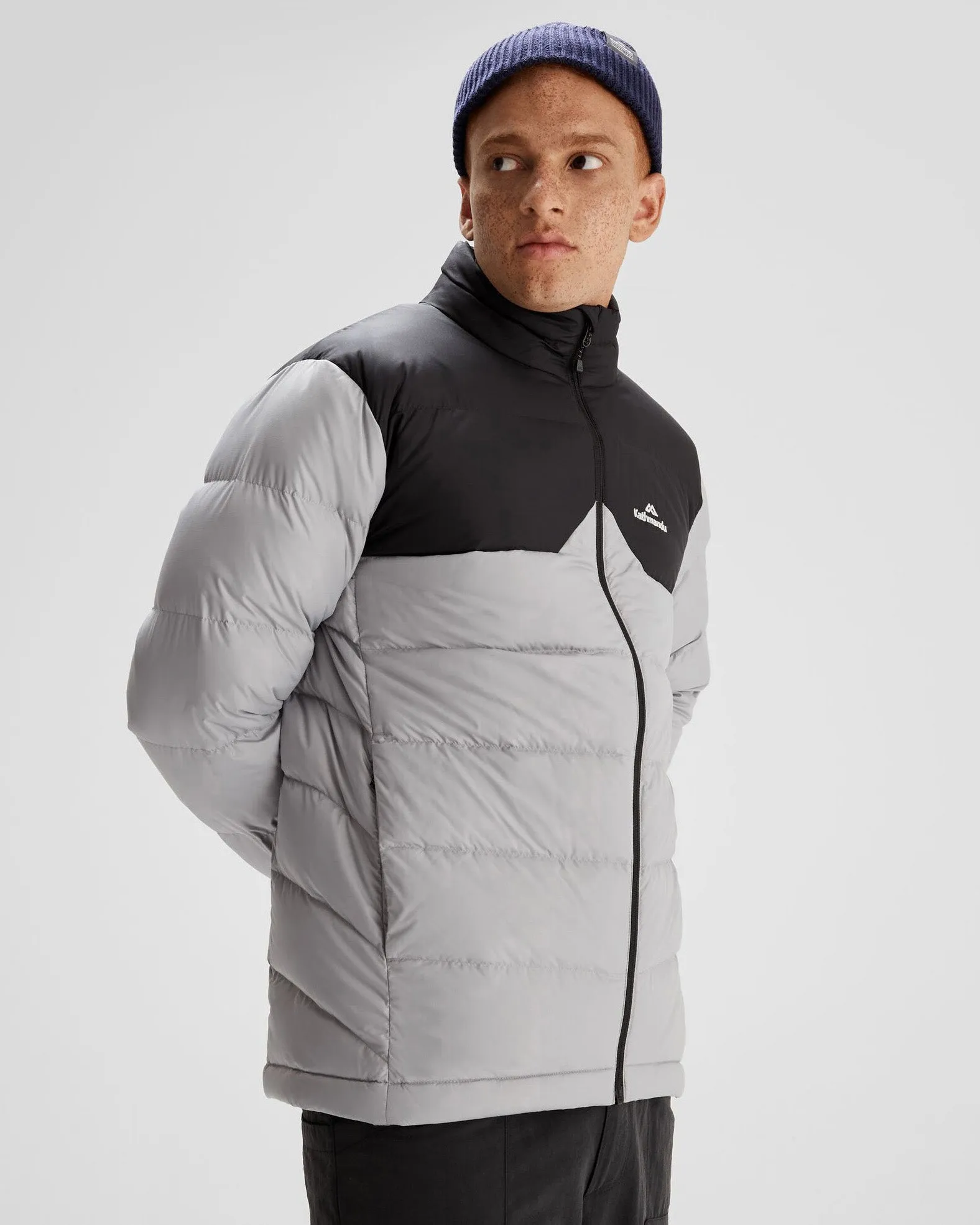 Men's Epiq Down Jacket - Steel Grey/Black
