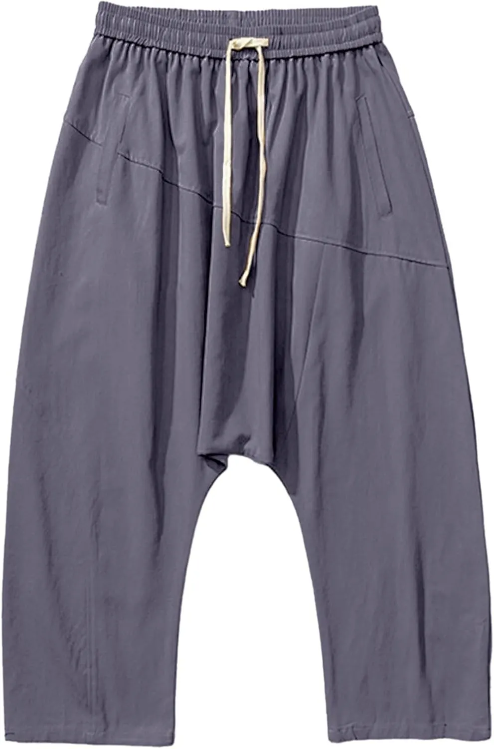 Mens Harem Pants Men Shorts Everyday Wear Hippie Trousers Anime Linen Casual Beach Yoga Boho Oversized Lounge
