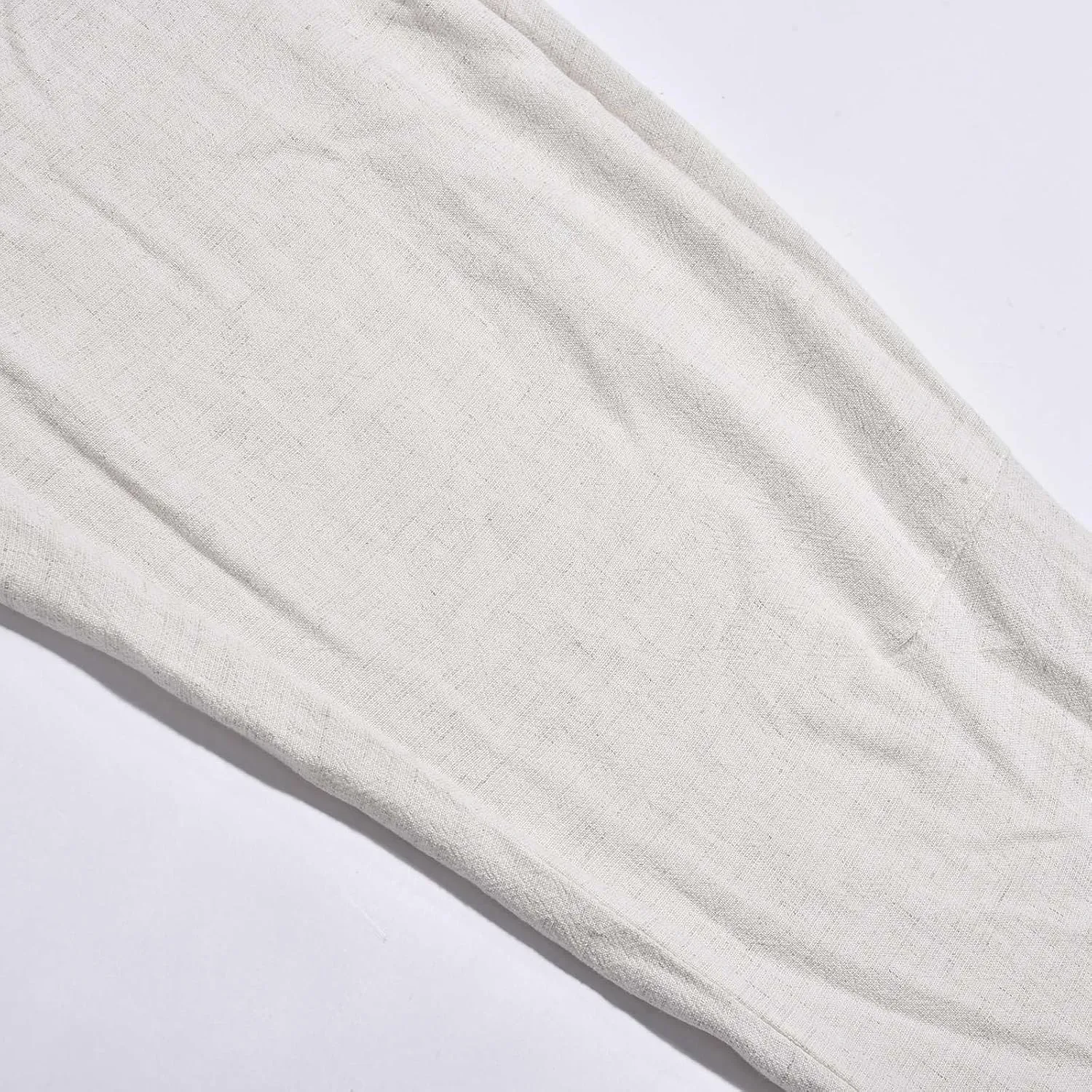 Men's Harem Pants Men Summer Baggy Trouser Hippie Linen for Casual Wear Bohemian Cotton Ninja Hip Hop with Pockets