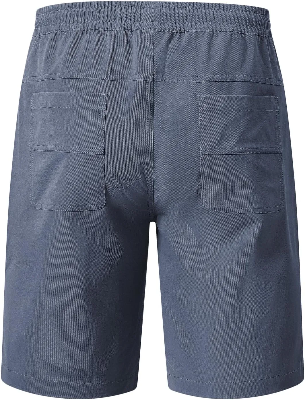 Men's Stretch Shorts Casual Classic Fit Drawstring Summer Beach Shorts with Zipper Pockets