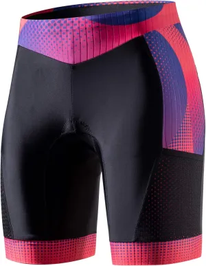 MY KILOMETRE Womens Triathlon Shorts 8 Inseam Tri Shorts with Side Pockets Adjustable Drawstring