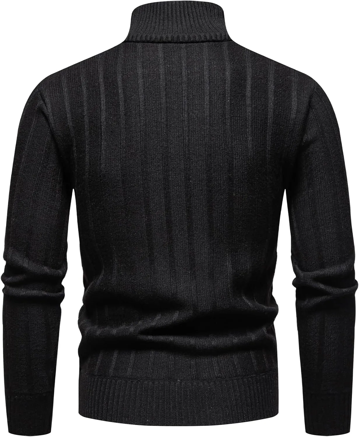 Mylldey Quarter Zip Sweater Men's Pullover Sweaters Knit Long Sleeve Sweater Mens