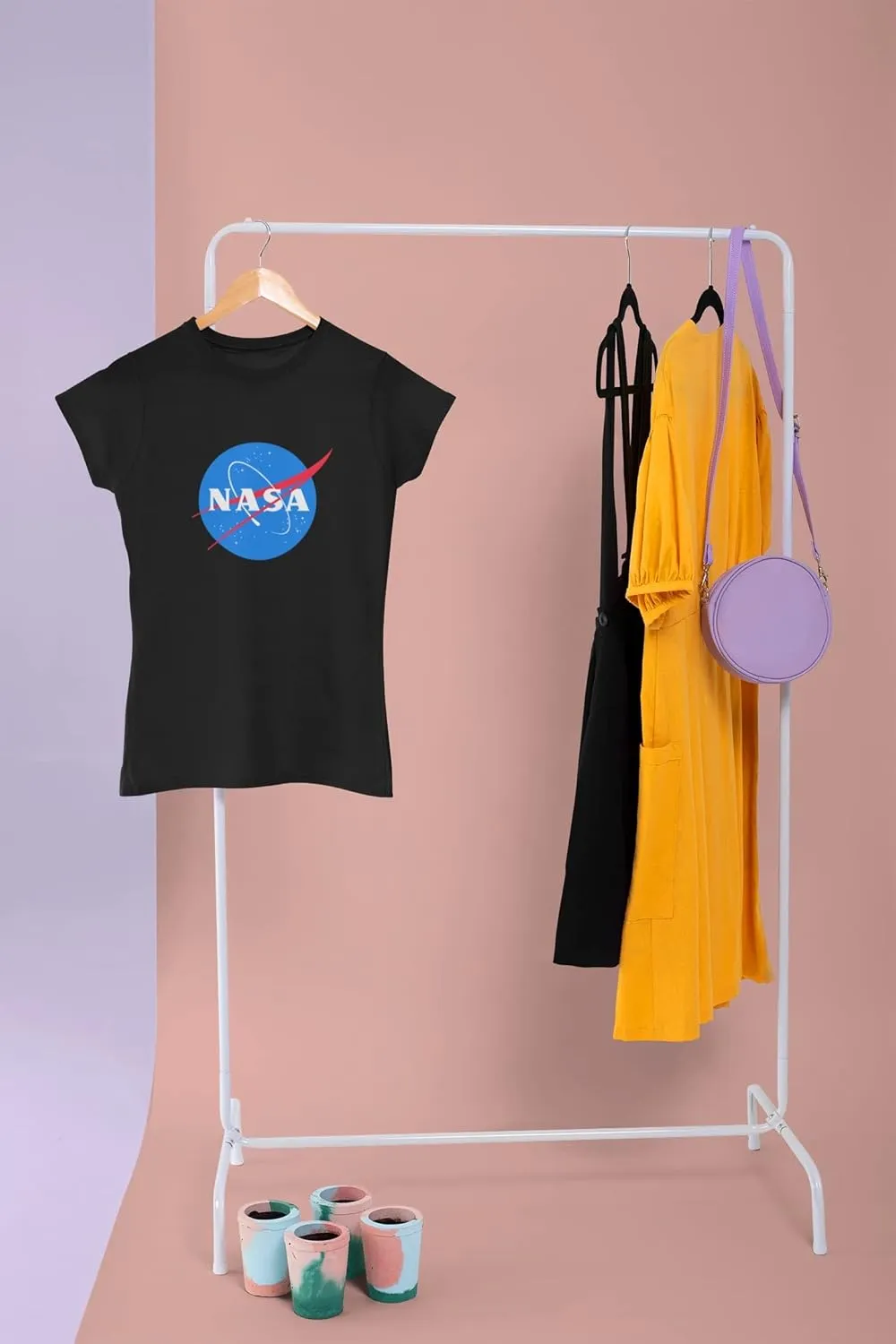NASA Logo Womens Organic T Shirt