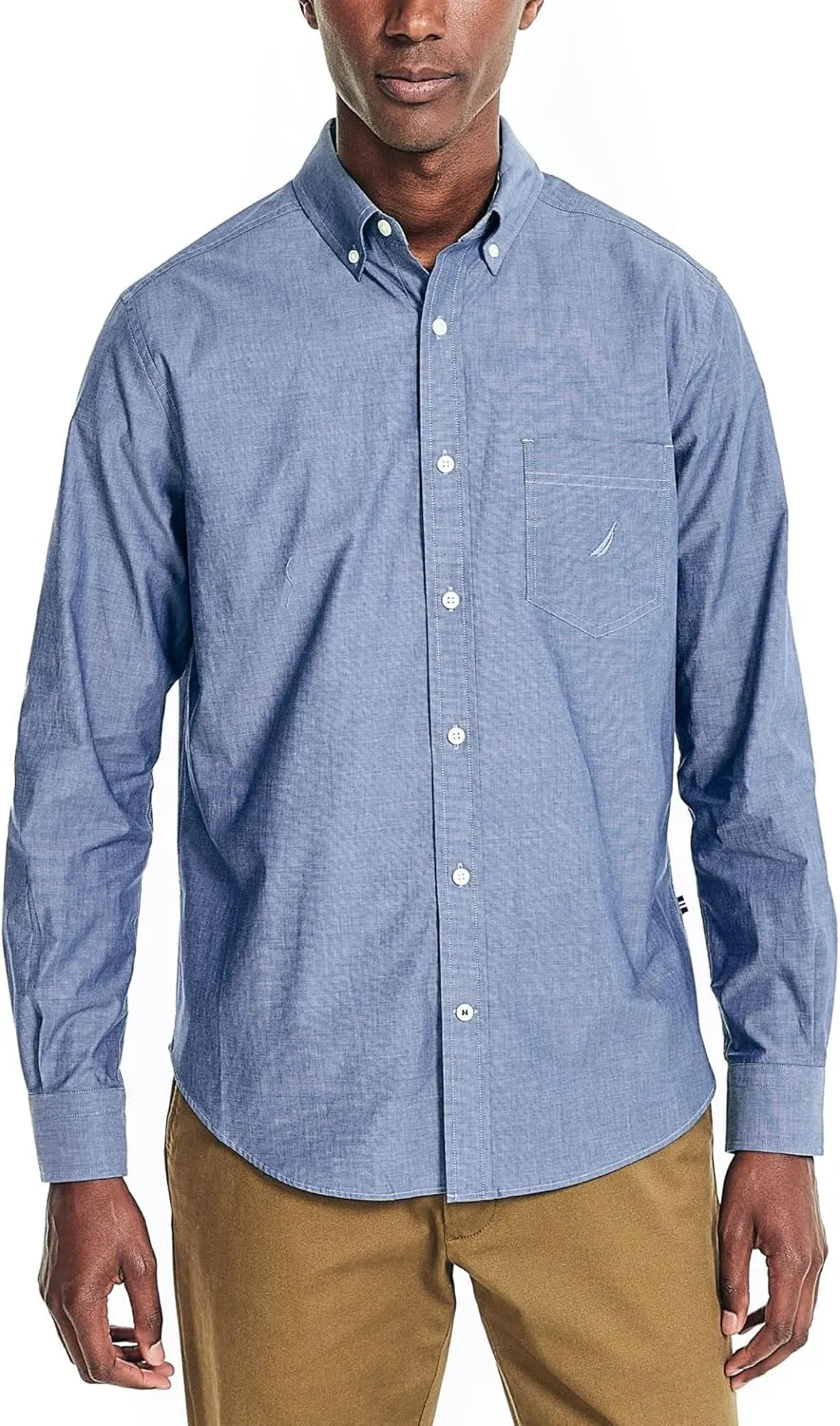 Nautica Men's Sustainably Crafted Solid Shirt