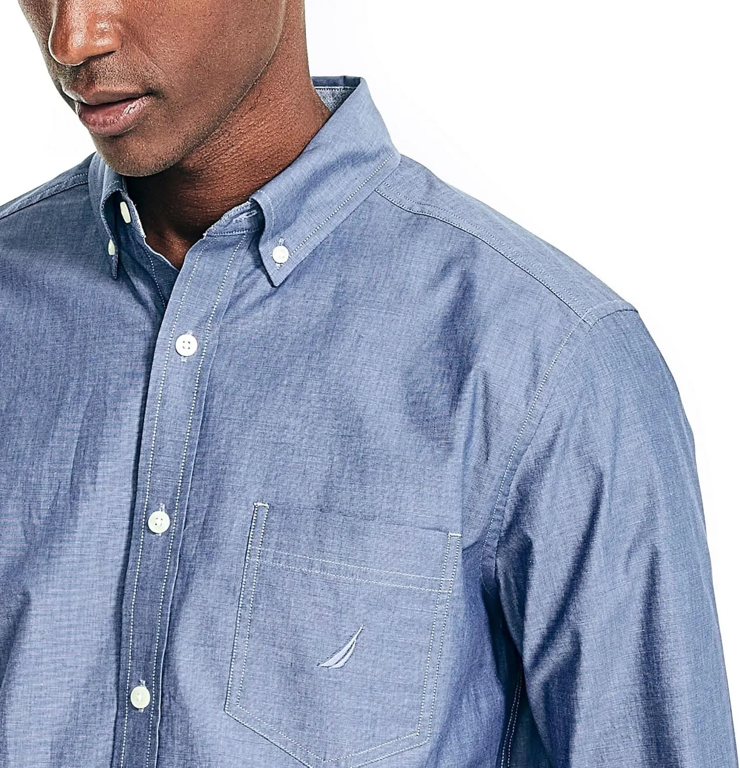 Nautica Men's Sustainably Crafted Solid Shirt