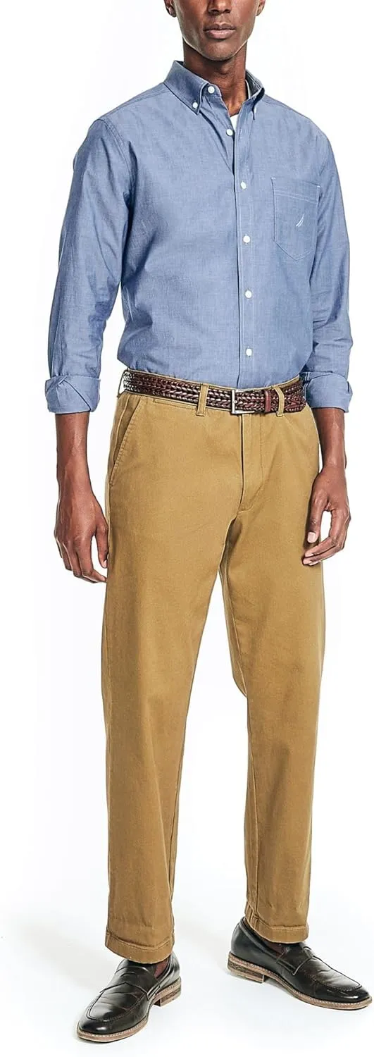 Nautica Men's Sustainably Crafted Solid Shirt