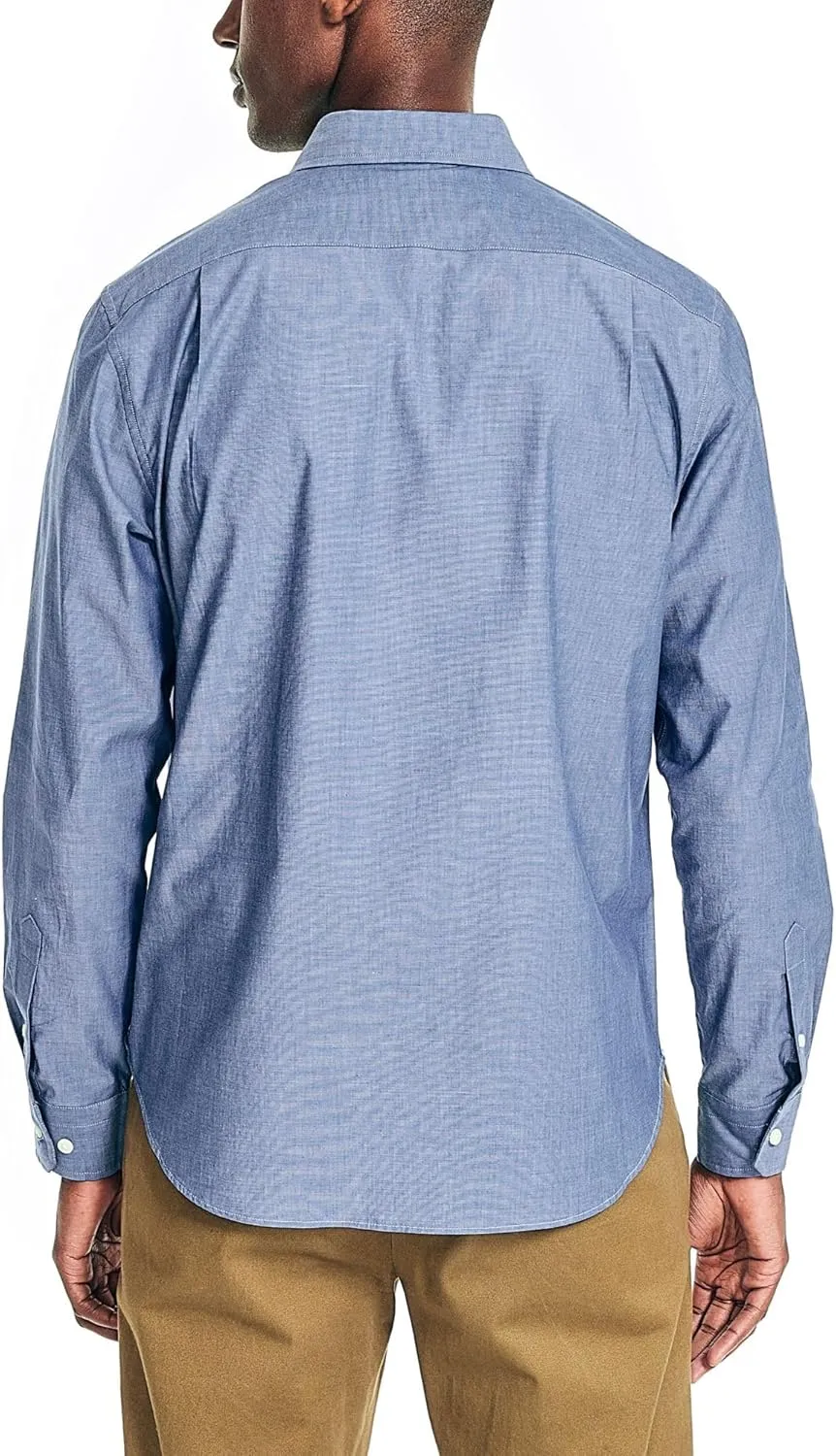 Nautica Men's Sustainably Crafted Solid Shirt