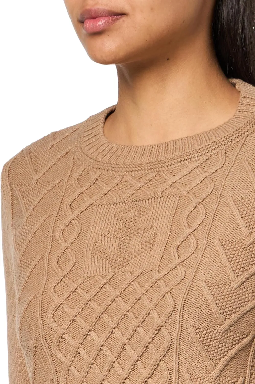 Nautica Women's Long Sleeve Anchor Crewneck Sweater