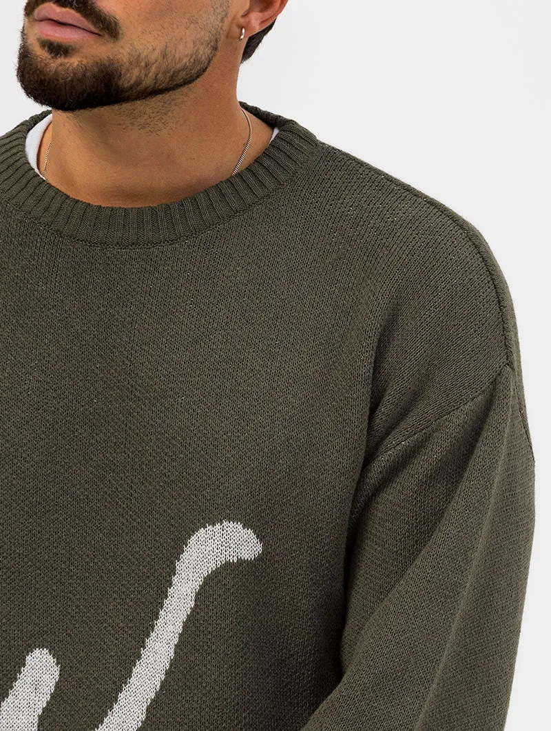NOHOW SWEATER IN GREEN