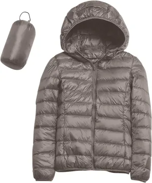 Parkas Long Sleeve Warm Zipper Thickened with Pockets Skimpy Solid Color Casual Hooded Women's Thickened Down Jacket