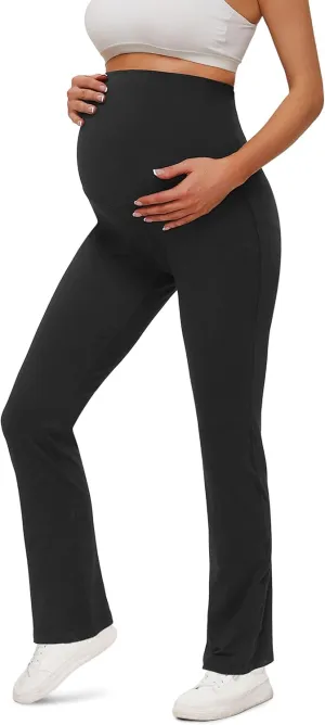 Peauty Maternity Yoga Leggings for Women High Waist Pregnancy Active Pants Lounge & Workout