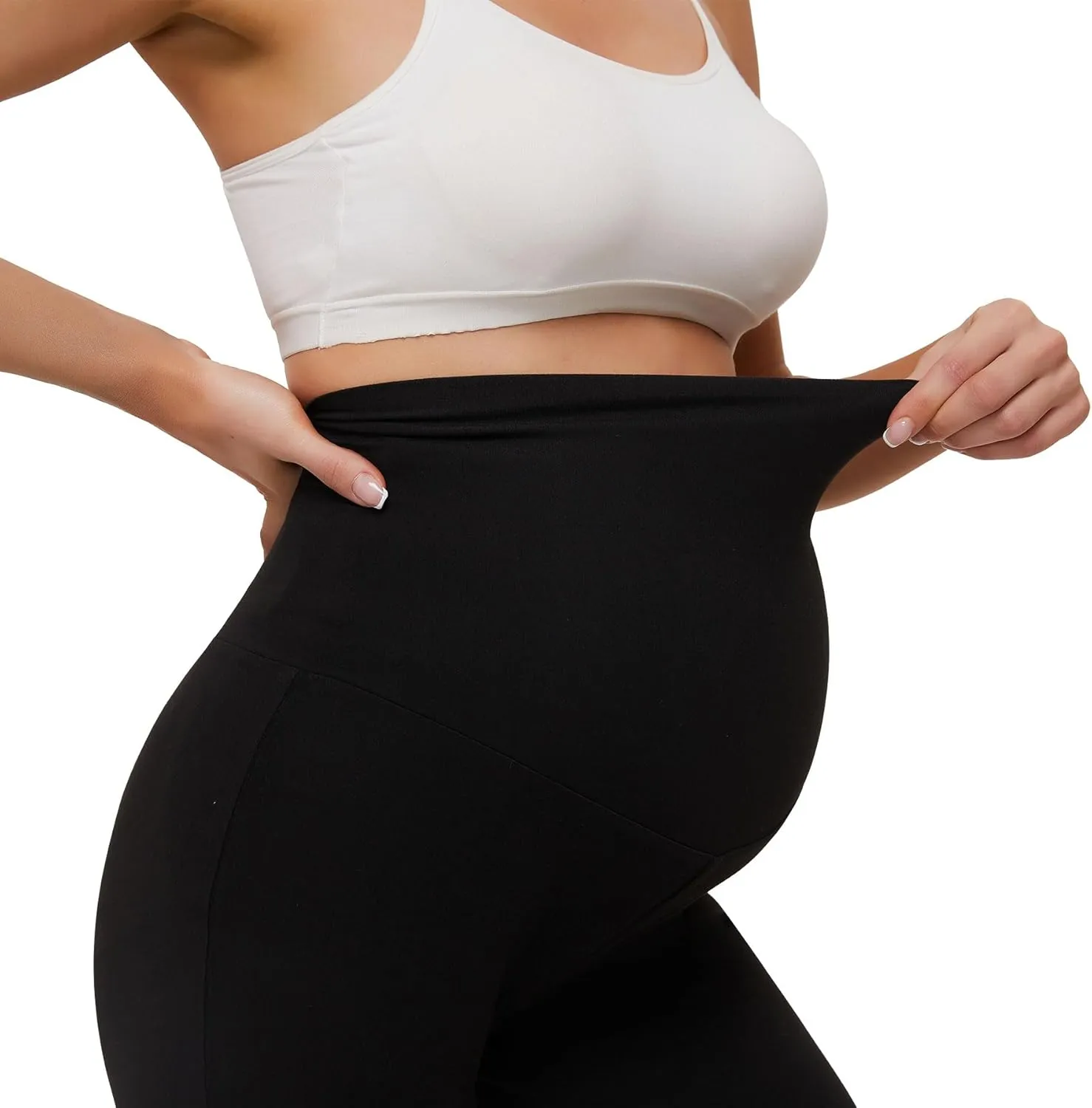 Peauty Maternity Yoga Leggings for Women High Waist Pregnancy Active Pants Lounge & Workout