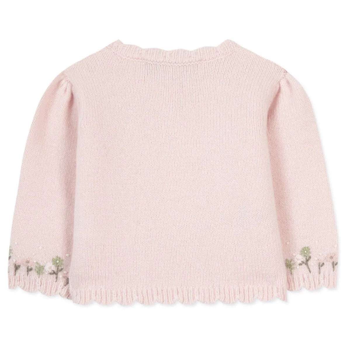 Pocket Petals Baby Cardigan - Pink