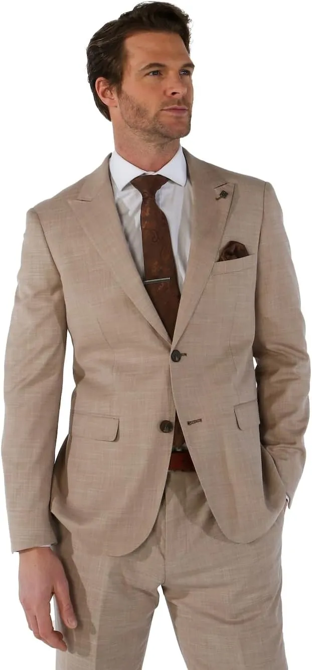 Premium Men's 3 Piece Plaid Suit, Sold Separately Set for Weddings Business and Special Events