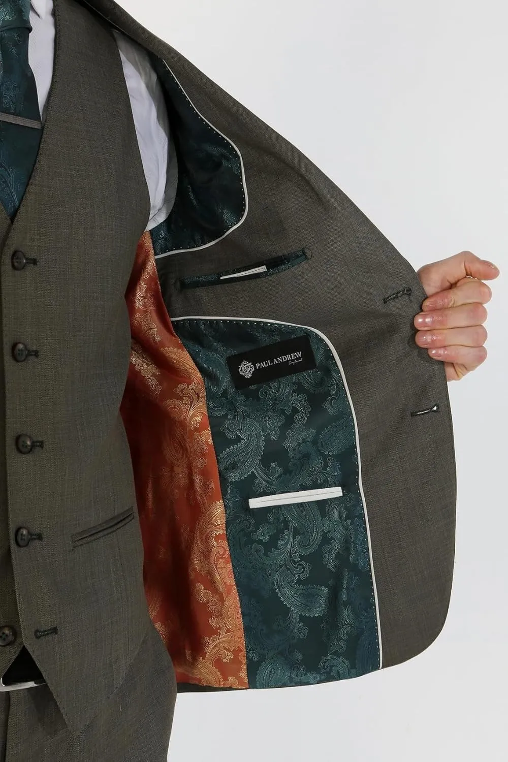 Premium Men's 3 Piece Plaid Suit, Sold Separately Set for Weddings Business and Special Events